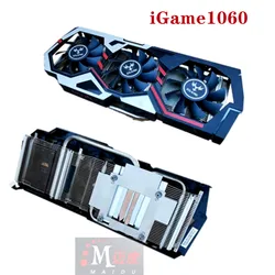 Adaptateur de carte graphique GTX 1060 iGame Flame Ares U Tomahawk 1070TI, ventilateur coloré, 58 pas 3 
