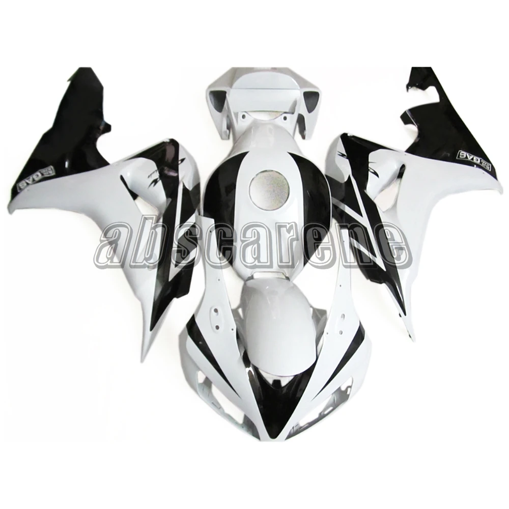 ABS пластик полный комплект обтекателя для Honda CBR1000RR 2006 2007 CBR 1000 RR 06 07 впрыска электронный атомайзер глянец белый черный