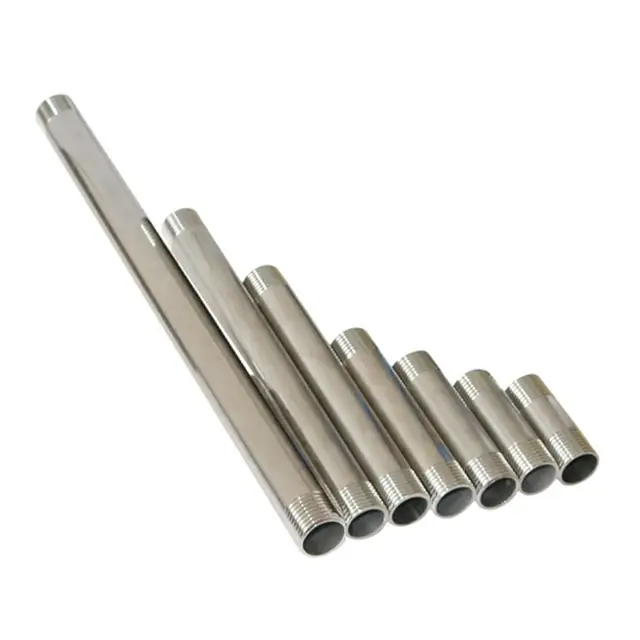1/2 "Hím Szál Rozsdamentes Acél Csatlakozó Kerti Vízcső Adapter Hossza 5/6/8/10/20/30 Cm Opcionális Zuhanyzótartó Cső - Image 4