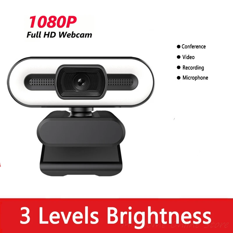 New Xiaomi Mijia 1080P 720P PC Web Camera with Microphone Auto-Focus WebCamera Cam for Live Broadcast Video Conference Webcam |