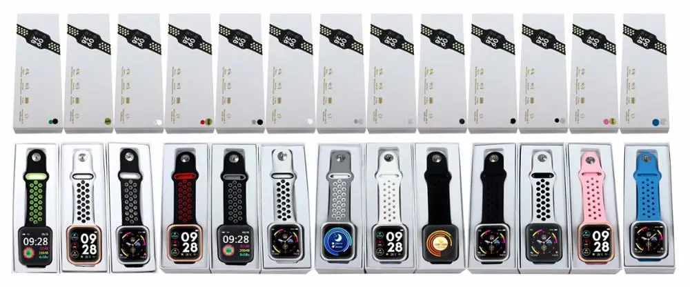 Random color Умные часы с Bluetooth и функцией вызова, F9, 20 pcsECG, монитор сердечного ритма, умные часы для мужчин и женщин для apple iphone, xiaomi pk IWO8 IWO 9 - Цвет: Random color