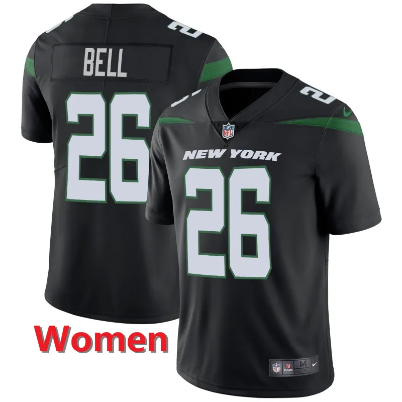 5 Нью-Йорк Высокое качество Джетс Le'Veon Bell 26 Jamal Adams 33 Sam Darnold 14 мужской женский Молодежный трикотаж - Цвет: 5