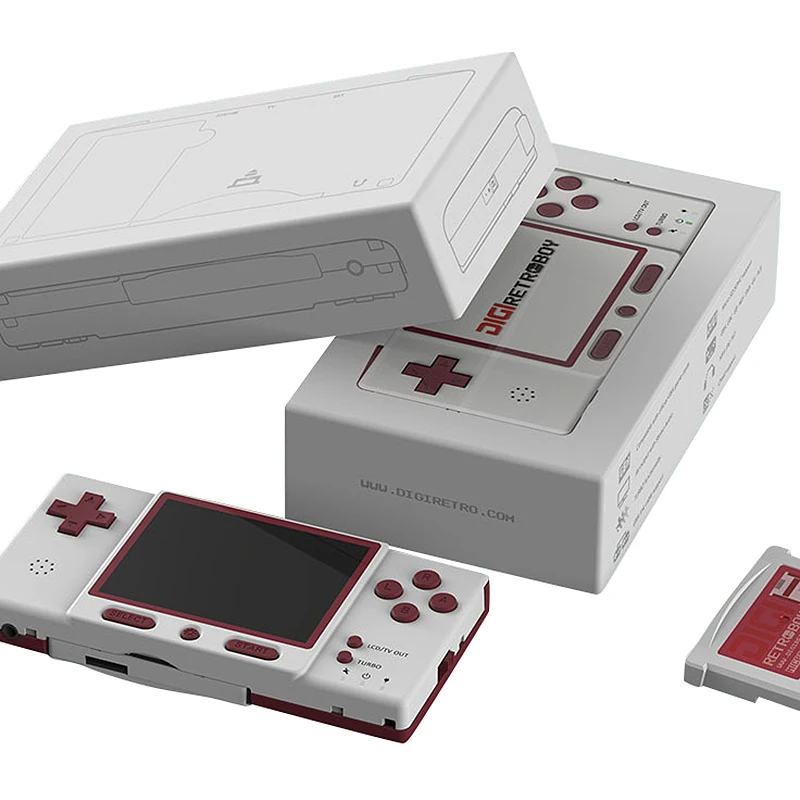 Портативная игровая консоль DIGIRETRO Boy для ретро-игр, совместимых с официальными картами GBA