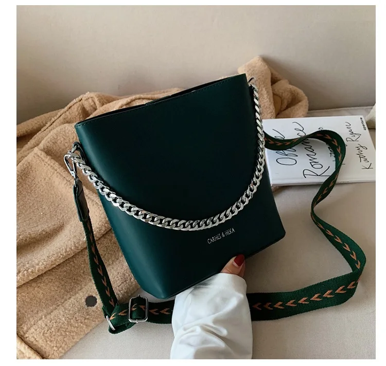 Роскошная дизайнерская женская сумка-мешок, модная женская сумка на цепочке, сумки через плечо из искусственной кожи, женские сумки на плечо с широким ремешком