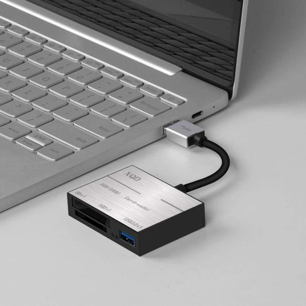 Высокая скорость видео алюминиевый сплав ABS флэш-память type-c портативный USB3.0/2,0 XQD Plug And Play кардридер фотографии камеры