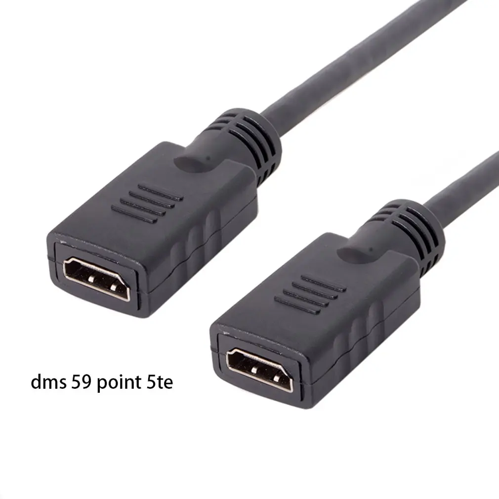 Профессиональный DMS-59Pin Мужской 2 HDMI Женский por tHDMI HDTV женский сплиттер usb кабель удлинитель адаптер для ПК видеокарты