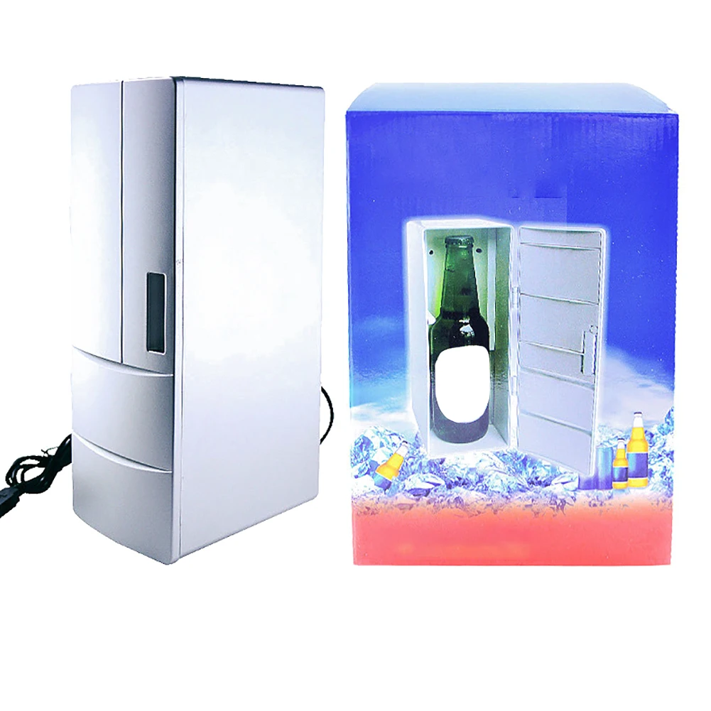 car freezer Mini Refrigerator USB Hot Portable Car Freezer Cold Cup Cooling Pad Mini Fridge Refriger Cosmetics Fridge Electric Cooler Warmer waeco car fridge