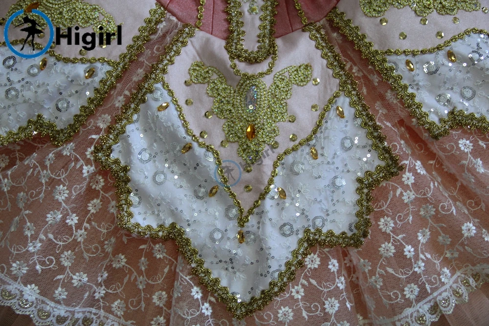 Профессиональная балетная пачка персиковой феи, розовая балетная пачка для взрослых, балетные костюмы, розовая балетная пачка Nutracker BT9039