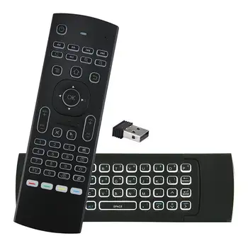 

Air Mouse,Backlit Mini Keyboard,Voice Remote Control,Mini Wireless Keyboard & IR Learning fly Mouse Remote,Smart Tv Box IPTV PC