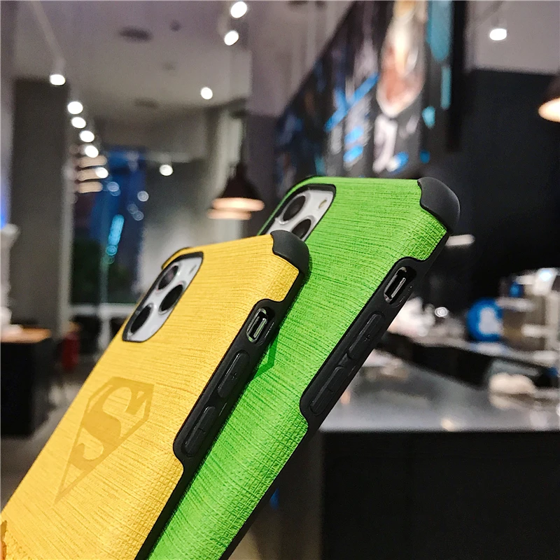 Улучшенный анти-осенний супергерой Супермен Мягкий ТПУ чехол для iPhone 11 Pro Xs Max X XR 6 6s 7 8 Plus 3D отпечаток матовый Силиконовый чехол