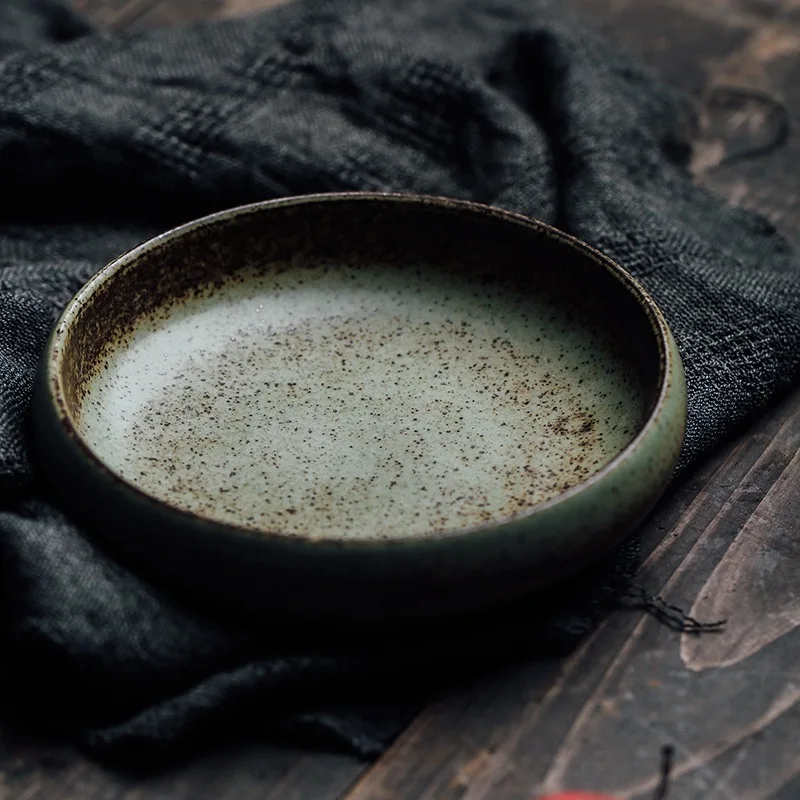 1 шт., японская tyle керамическая посуда, миска для риса, блюдо для отеля, ретро, блюдо для приправ, блюдо для закусок, домашнее соевое соус, уксус, посуда