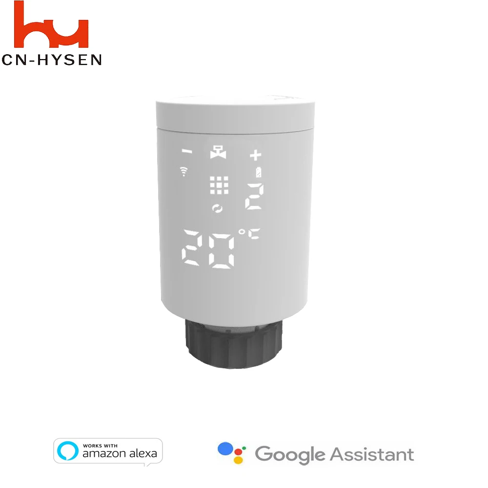 Умный привод радиатора Tuya ZigBee3.0 программируемый термостатический клапан
