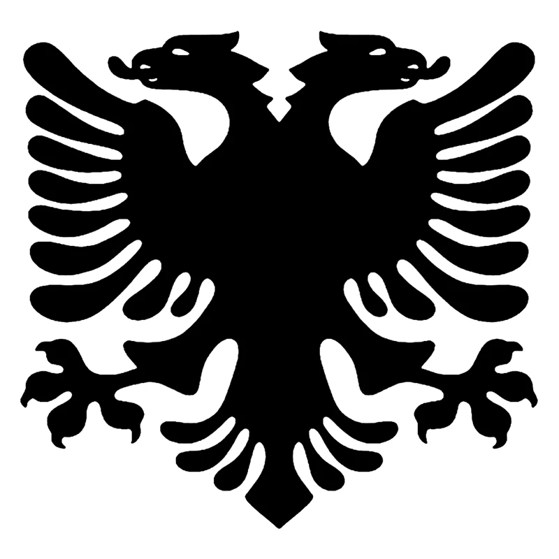 

CK3256# Various Sizes Albanian Eagle Funny Car Sticker Vinyl Decal Waterproof Car Auto Stickers on Bummper Laptop Rear Window