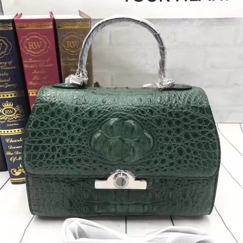 plum handbag leather