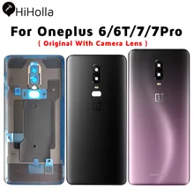 Oneplus-funda trasera Original para móvil, carcasa trasera para batería One Plus 6, 6T, 7 Pro