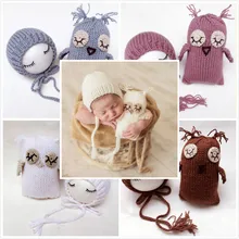 Новинка года; Одежда для новорожденных; аксессуары; реквизит для фотосессии; ручная работа; шапка с рисунком Совы; подарок для куклы