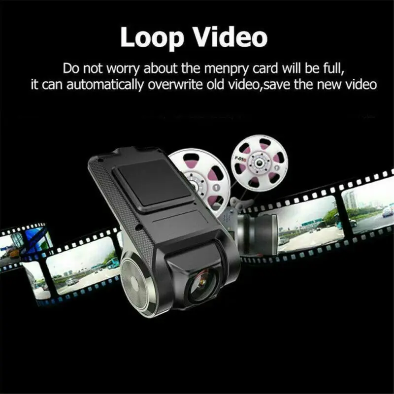 PYMH Mini 150 ° 1080P FHD Автомобильный видеорегистратор 2 Мп камера ADAS g сенсор USB 24H