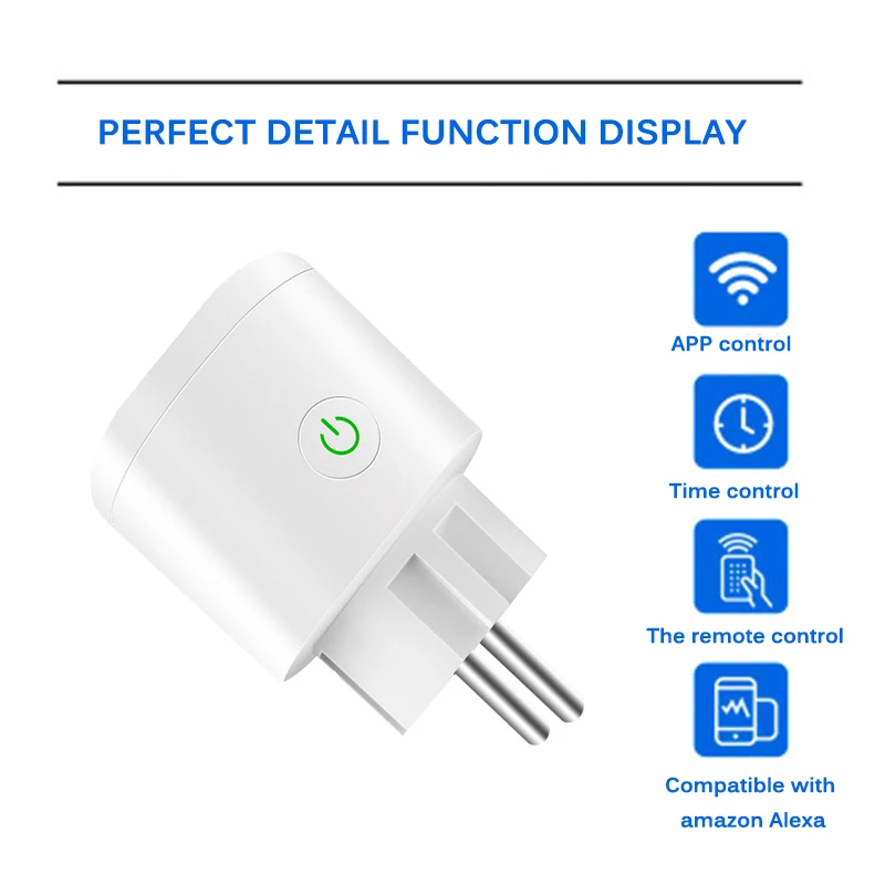 10А/16А ЕС wifi беспроводной пульт дистанционного управления розетка умный таймер вилка Голосовое управление ЕС домашний огнестойкий ПК умная розетка ЕС вилка