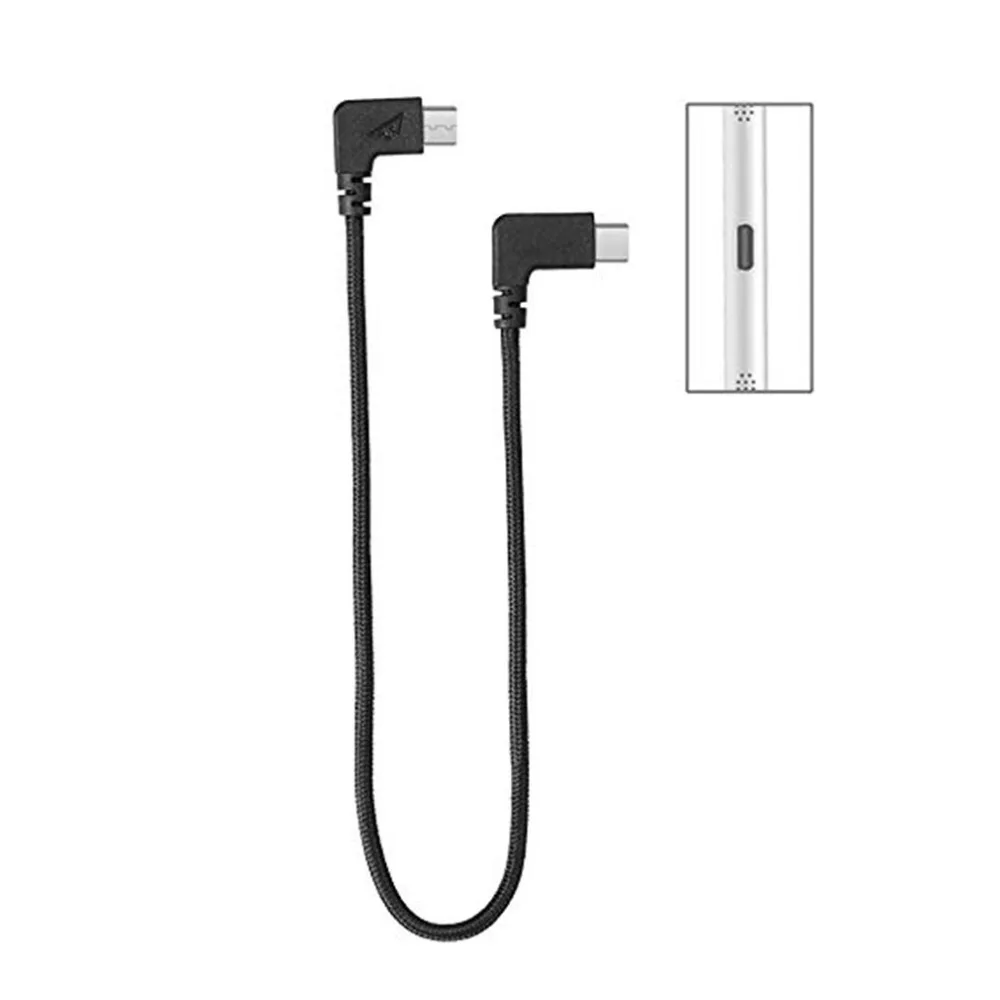 Совместимость Mavic Pro 2 type-C кабель для Micro Usb Otg кабель 1Ft нейлоновая оплетка под прямым углом Совместимость с Dji Mavic 2