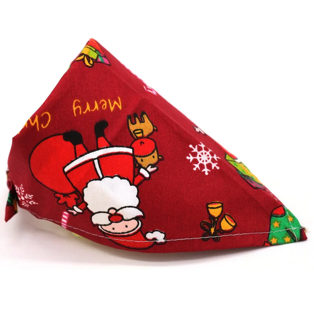 

Adjustable Size Dog Bandana Personalized Dog Bandana Fruit Print Pet Dog Scarf Cat Bow Tie Pet Grooming Accessories