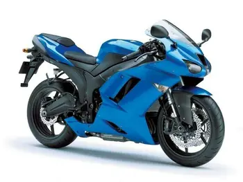 

Blue Injection Complete Fairing for 2007-2008 Kawasaki Ninja ZX-6R ZX6R 636