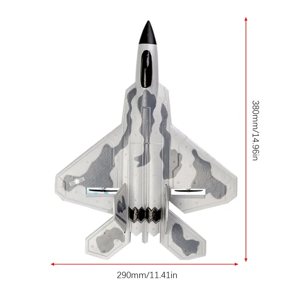 Горячая FX-822 F22 2,4 ГГц размах крыльев EPP RC самолет Battleplane RTF пульт дистанционного управления RC Квадрокоптер модель самолета
