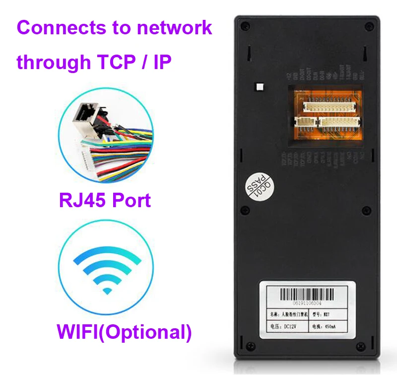 door access keypad 3000 Face 3000 Figners 2.8Inch LCD TCP/IP USB Biometric Fingerprint Face Access Control Device System Support 125khz RFID Card smart locks