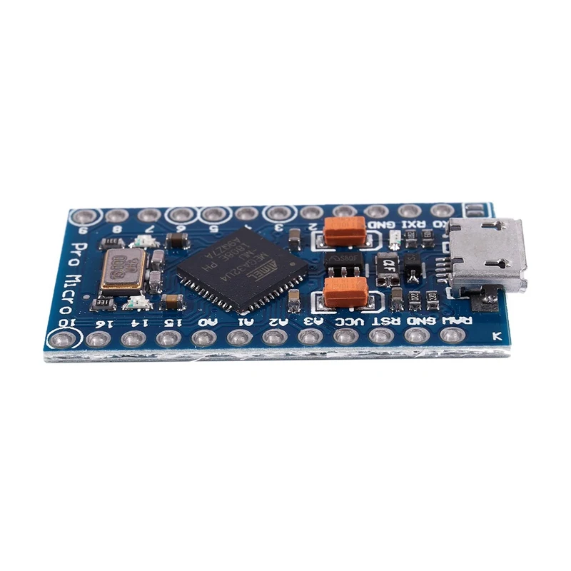 3 шт. Pro Mini ATmega32U4 5 В/16 МГц модуль Плата с 2 Ряд контактный разъем для Arduino Leonardo Заменить ATmega328 Arduino Pro Mini