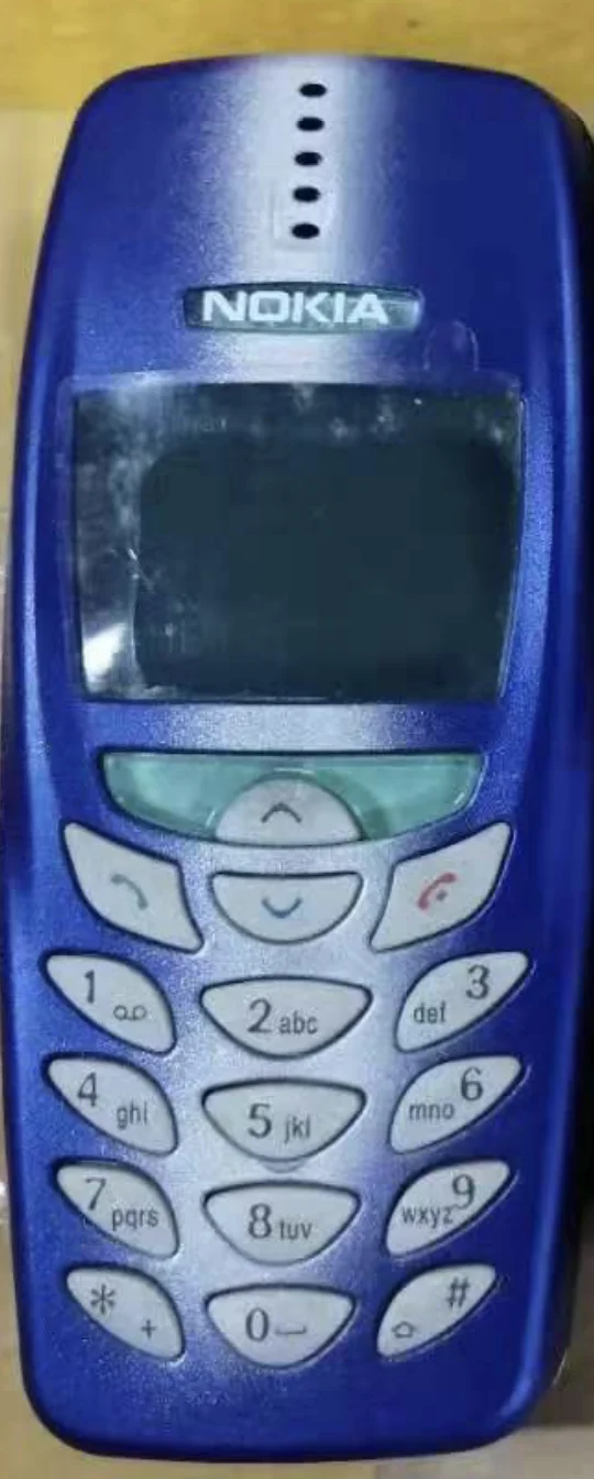 3350 разблокированный мобильный телефон Nokia 3350 2,0 дюймов 2G с Bluetooth мобильный телефон - Цвет: Blue