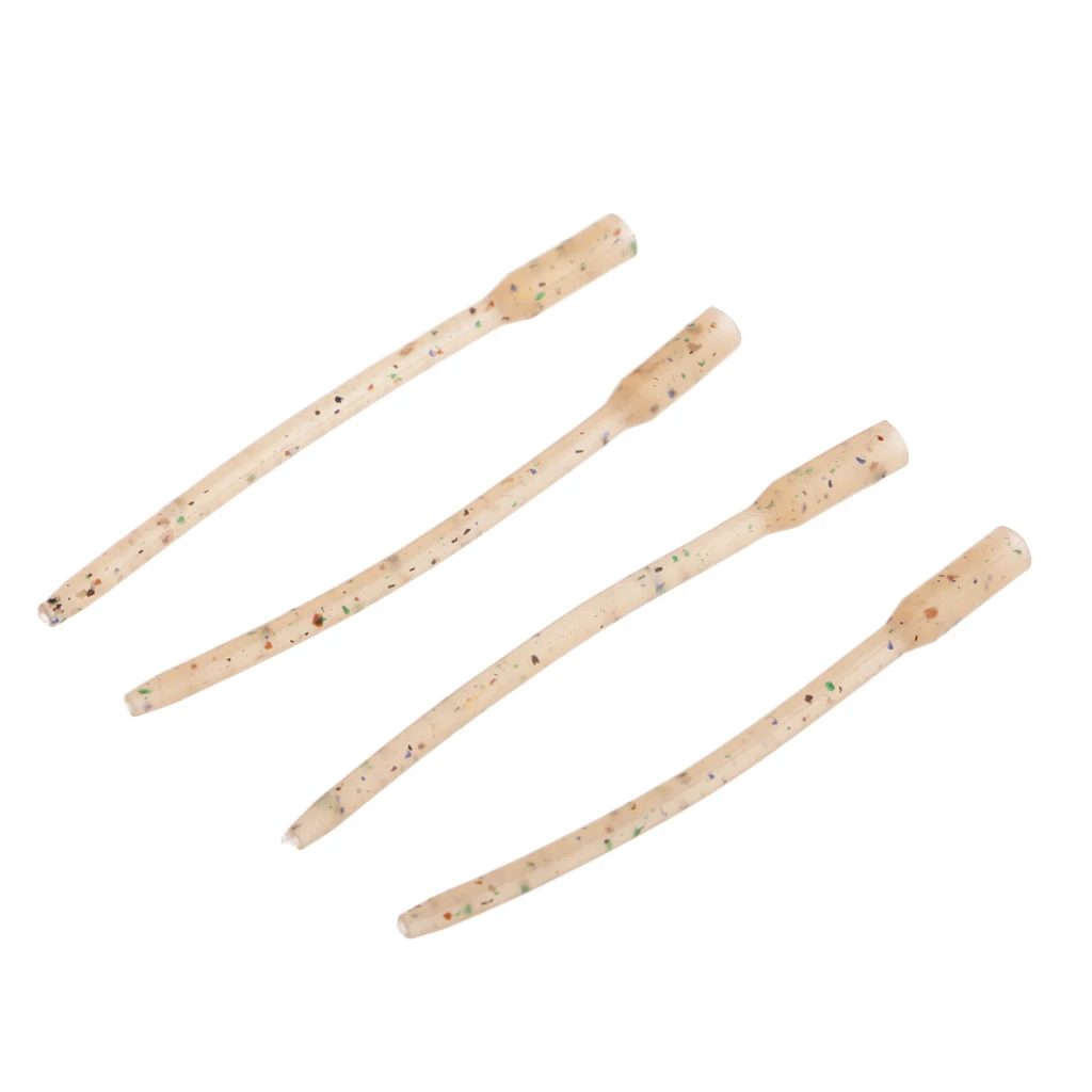 30pcs 2'' Carp Fishing Rigging Sleeves Anti-tangle Sleeves Connect Hook Sleeves Rig Accessories Carp Fishing Terminal Tackles