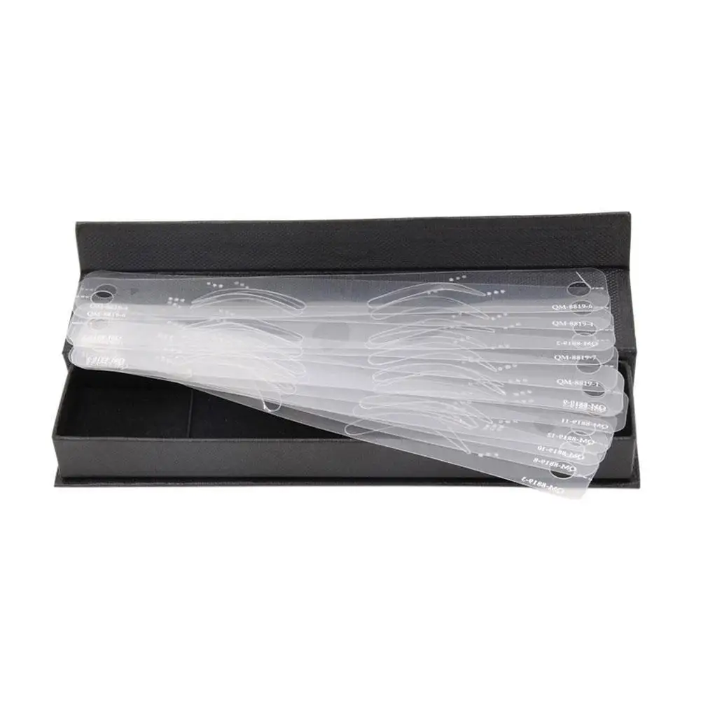 

12 Pcs Set Different Eyebrow Template Straps For Perfect Eyebrow Tools Shape Stencil Eyebrow Design Cosmetics T3N5