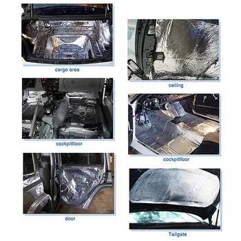 

5mm Car Firewall Sound Deadener Heat Insulation Deadening Mat Pads for Vehicles