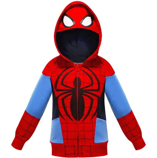 thumbnail image 1 of Nuevas chaquetas de otoño para niños, sudaderas con capucha, abrigo para niños, Iron Spider-man Raytheon Hulk, prendas de vestir exteriores, chaqueta para niños, ropa de Cosplay para niños, 1 of 5