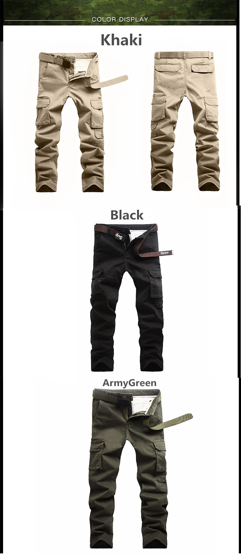 new man outdoor Cargo Pants Men overalls casual elastic Tactical pants Cotton trousers slim Casual pants male FSN-680