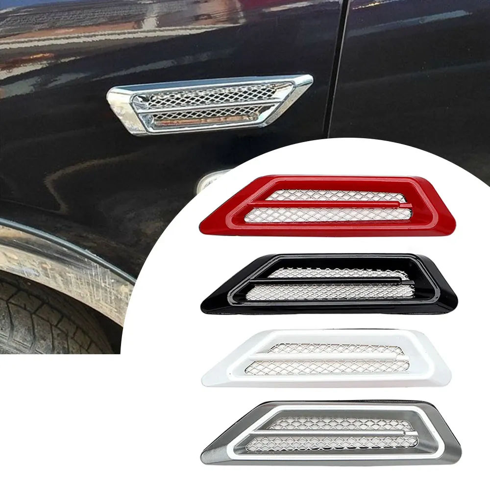 Хромированная наклейка на автомобиль 2 шт. 3D автомобильное крыло боковое