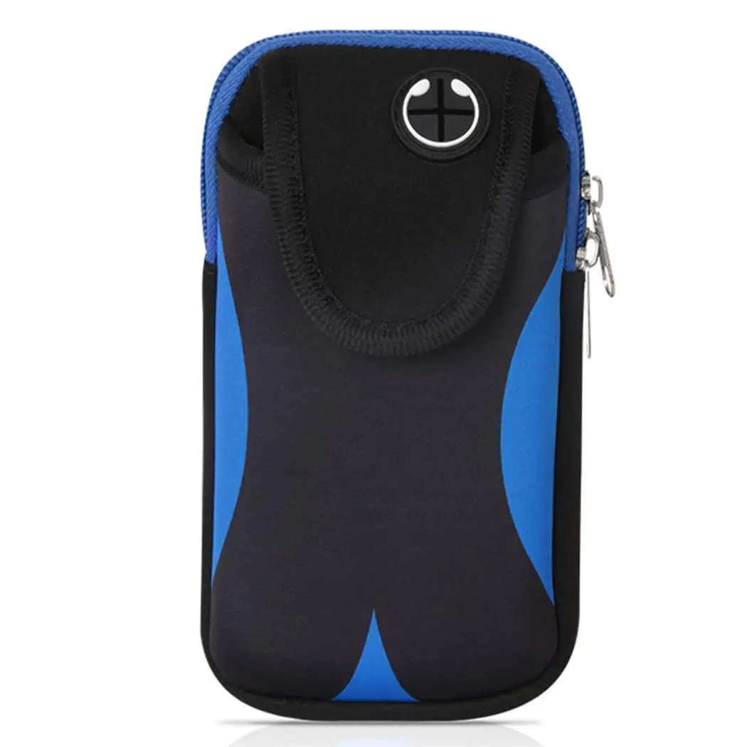 Women Men Fashion Waterproof Lycra Patchwork Running Arm Bag