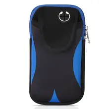 Women Men Fashion Waterproof Lycra Patchwork Running Arm Bag