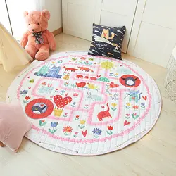 INS детские игровые коврики Детский ползающий ковер коврик для пола детское постельное белье одеяло со слоном складной игровой коврик для