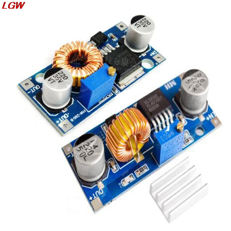 XL4015 5A DC В CC CV литиевый аккумулятор регулятор напряжения зарядная плата