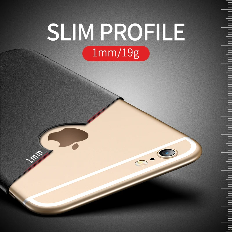 Чехол для iPhone 6 6S чехол для Apple iPhone 6 S 6S Plus чехол Msvii роскошный тонкий 360 полная защита PC матовый жесткая задняя крышка