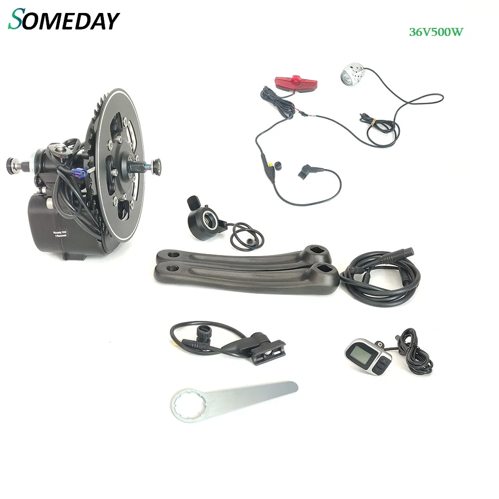36v500w light Когда-нибудь TSDZ2 Midmotor V ЖК-дисплей 6 Tongsheng 36 V/48 V 250 W/350 W/500 W электрический велосипед комплект крутящий момент Сенсор ЖК-дисплей дисплей - Цвет: 36v500w light