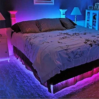 

1m LED smart human body induction light bar Wireless Sensor Light Strip blue/yellow/pink/warm white light Home Indoor Night Lamp