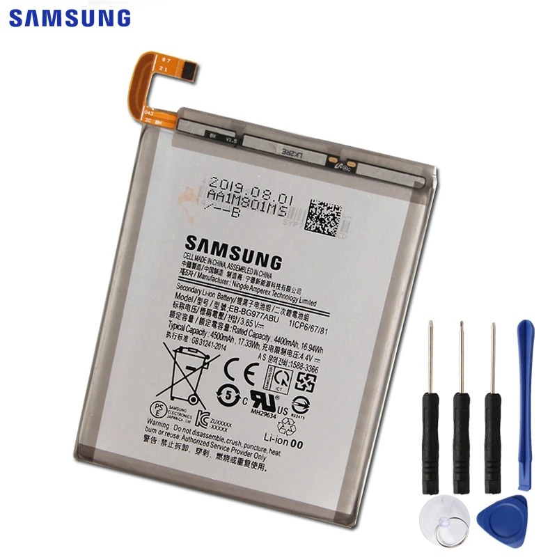 SAMSUNG сменный аккумулятор EB-BG977ABU для SAMSUNG S10X 5G версия S10 SM-G9730 S10 X 4500 мАч аккумулятор для телефона