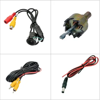 

HD Camera CCD Car Front/Rear View Reverse Waterproof 60mA Set Accessories