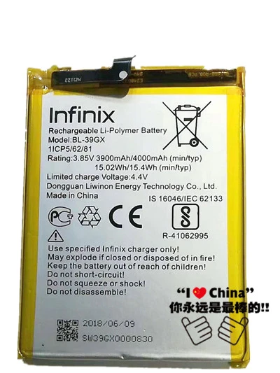 New 100 Original High Quality 3900mah Bl 39gx Battery For Infinix X608 X573 Mobile Phone Mobile Phone Batteries Aliexpress