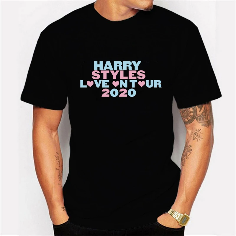 Men T Shirt Harry Style 2020 Summer New T-Shirt Clothes O Neck Short Sleeve Men's T Shirt Men Tshirts Casual Male T-shirt Tops