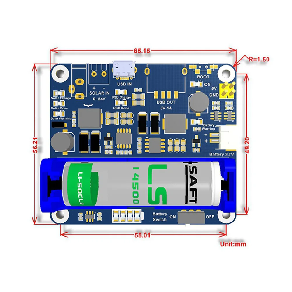 Модуль управления, аксессуары для подключения USB, блок питания, солнечная панель, MPPT, стабильный светодиодный индикатор, зарядка батареи, 6 В~ 24 В