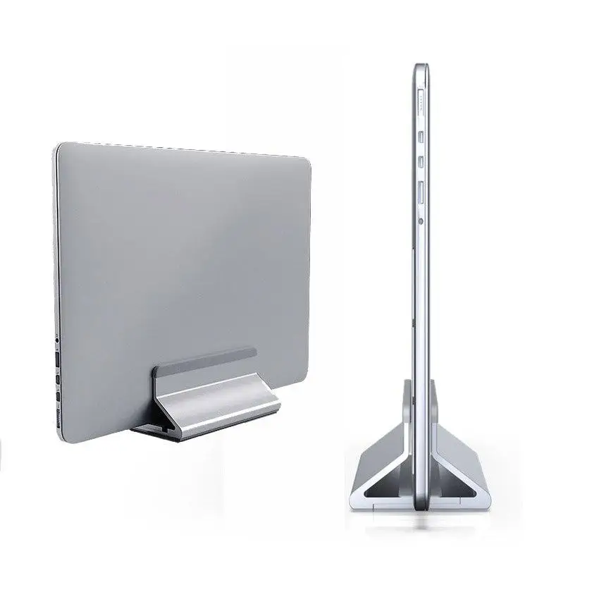 Vertical Adjustable Laptop Stand Aluminium Portable Notebook Mount Support Base Holder for MacBook Pro Air Accessory