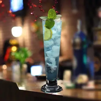 

Transparent Glass Straight Cup Originality Cocktail Wine Glass Beer Glass Bar Personality Wine Glass Restaurant Cold Drink Cup