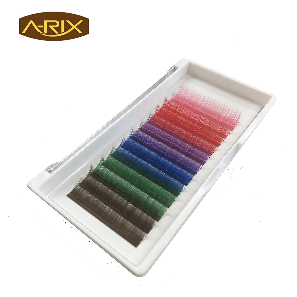A-RIX стиль цветные ресницы для наращивания цветные ресницы